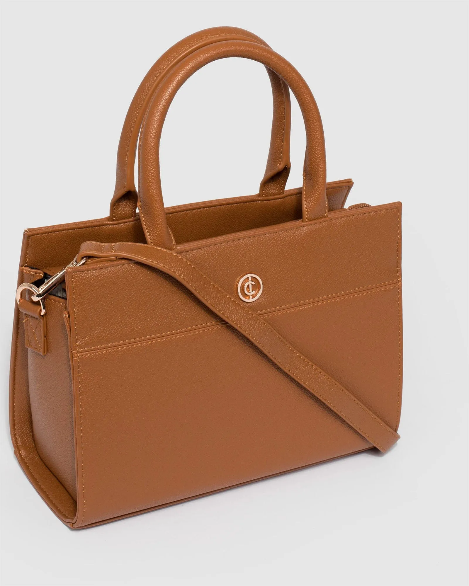 Tan Stef Mini Tote Bag