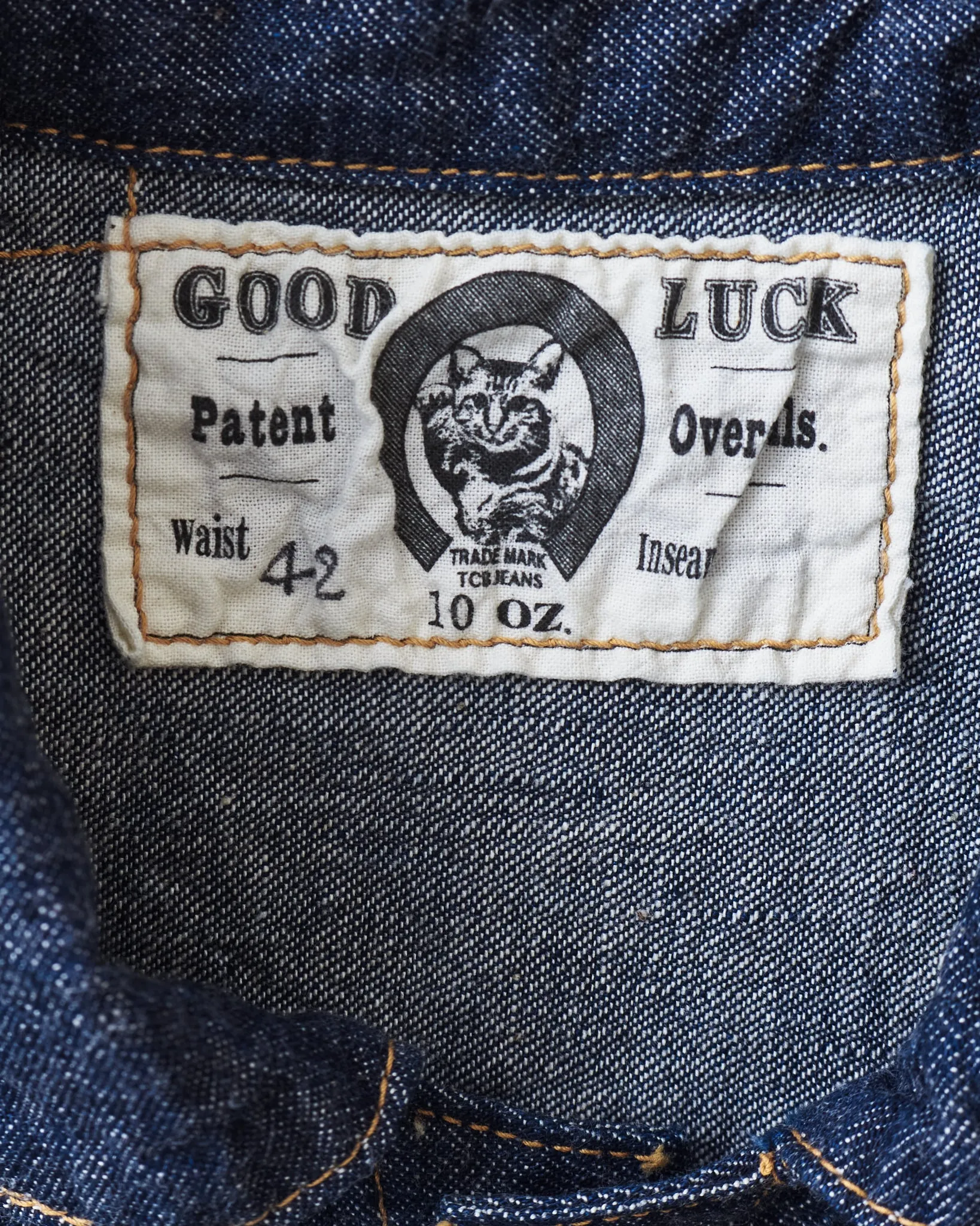 TCB Jeans Viktor’s Voice Good Luck Denim Jacket 10oz