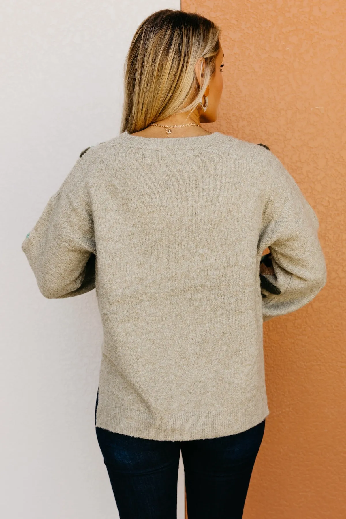 The Aaden Floral Embroidered Sweater