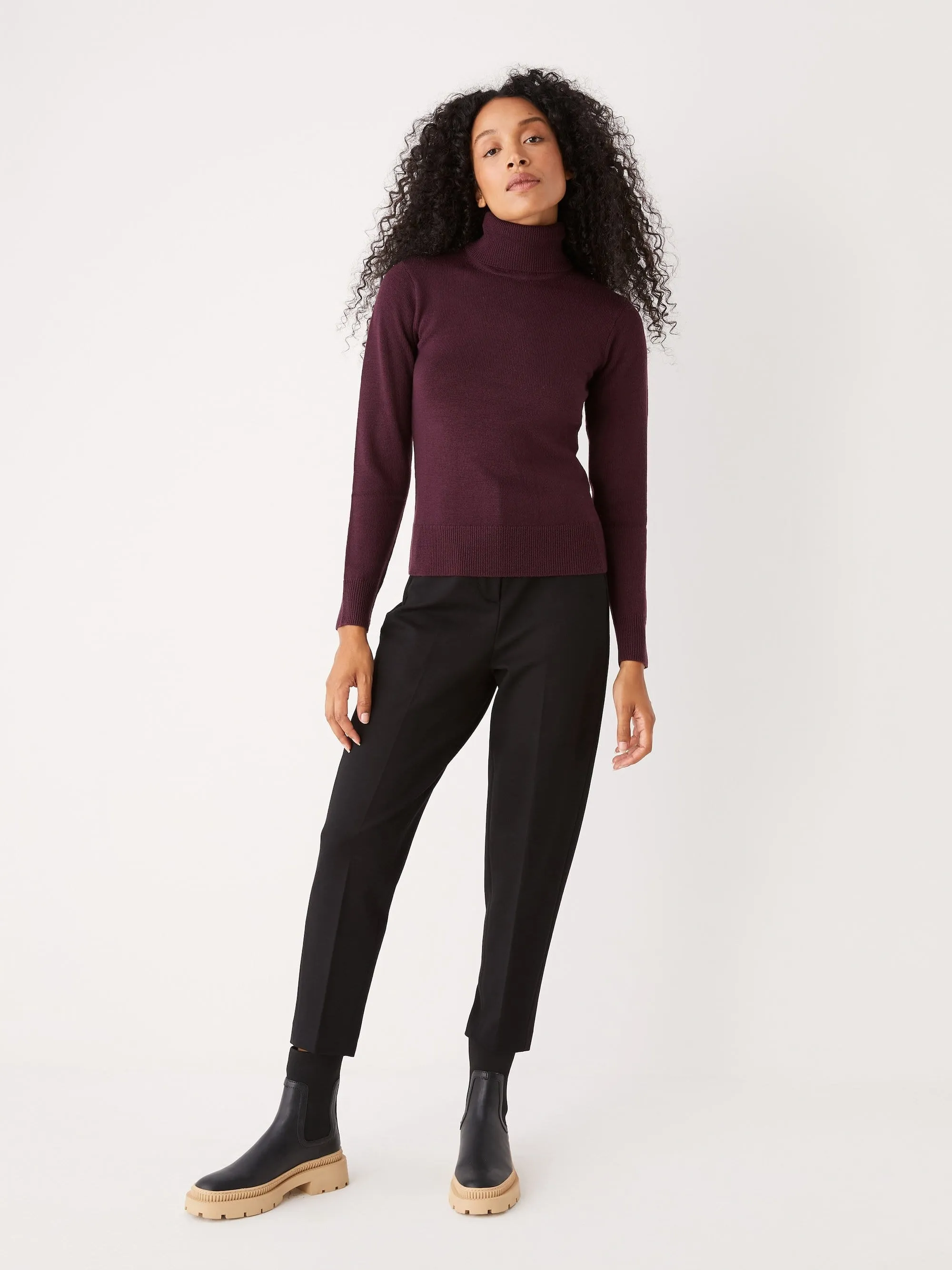 The Amelia Balloon Fit Pant in Black