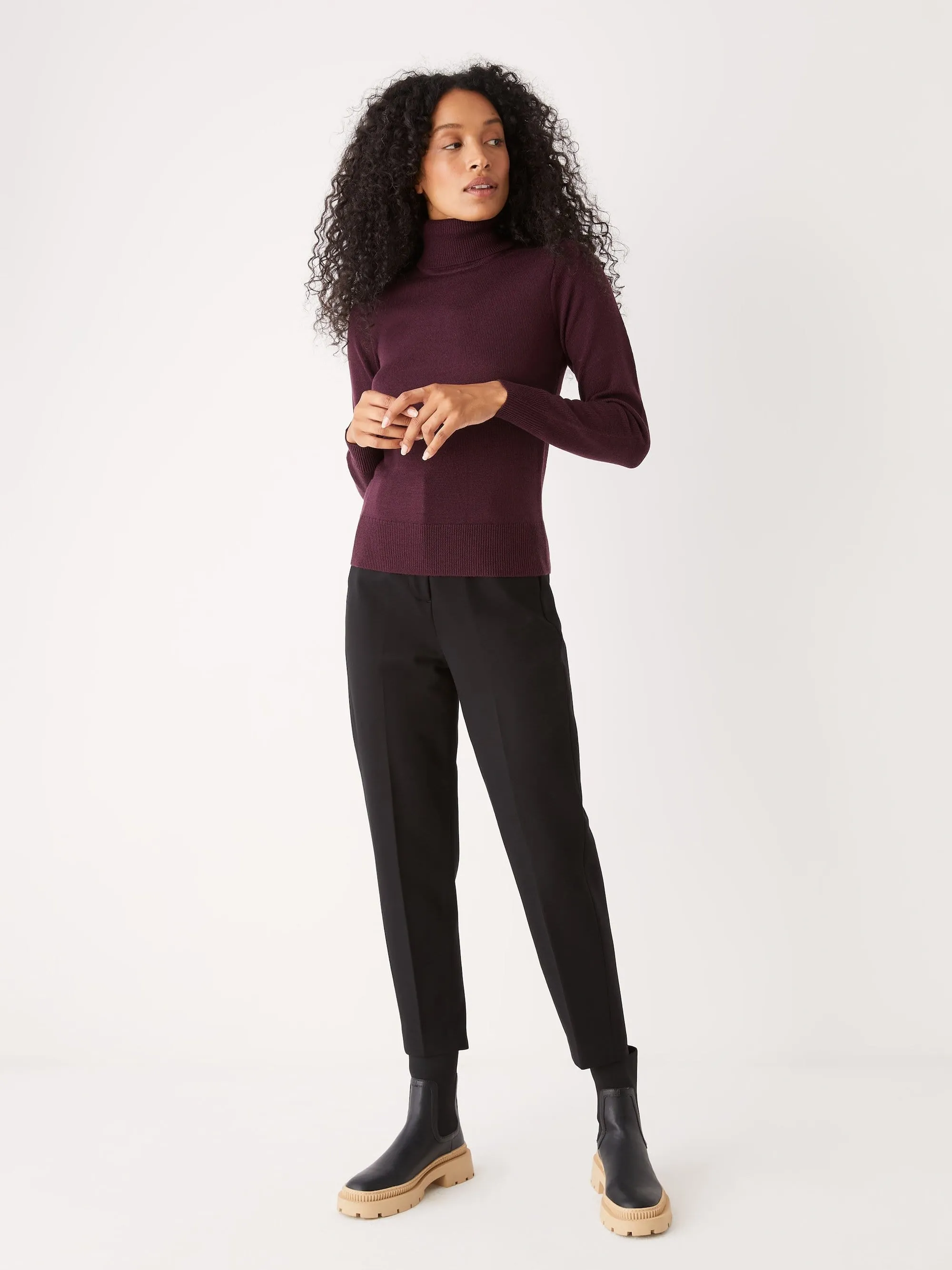 The Amelia Balloon Fit Pant in Black