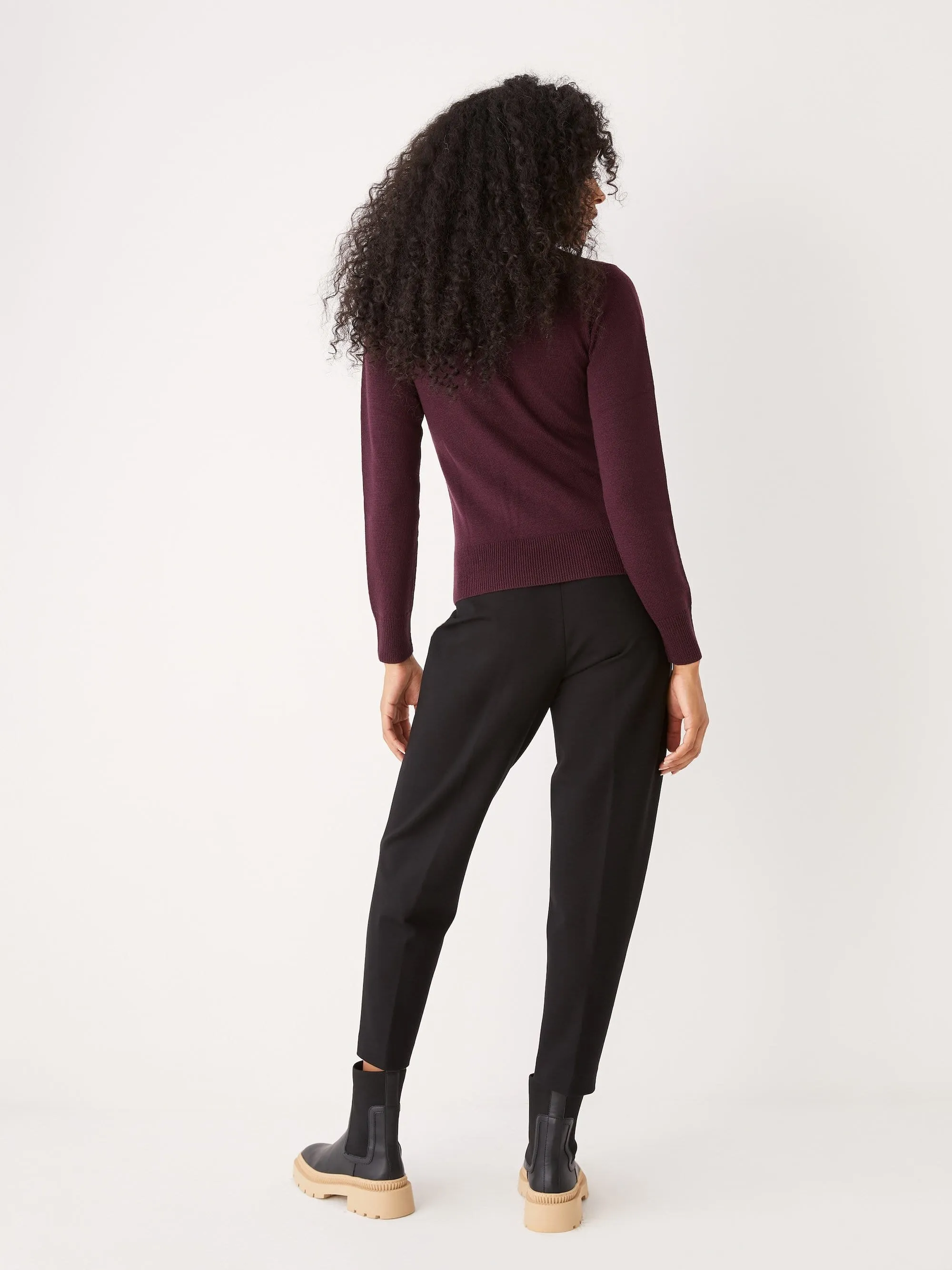 The Amelia Balloon Fit Pant in Black