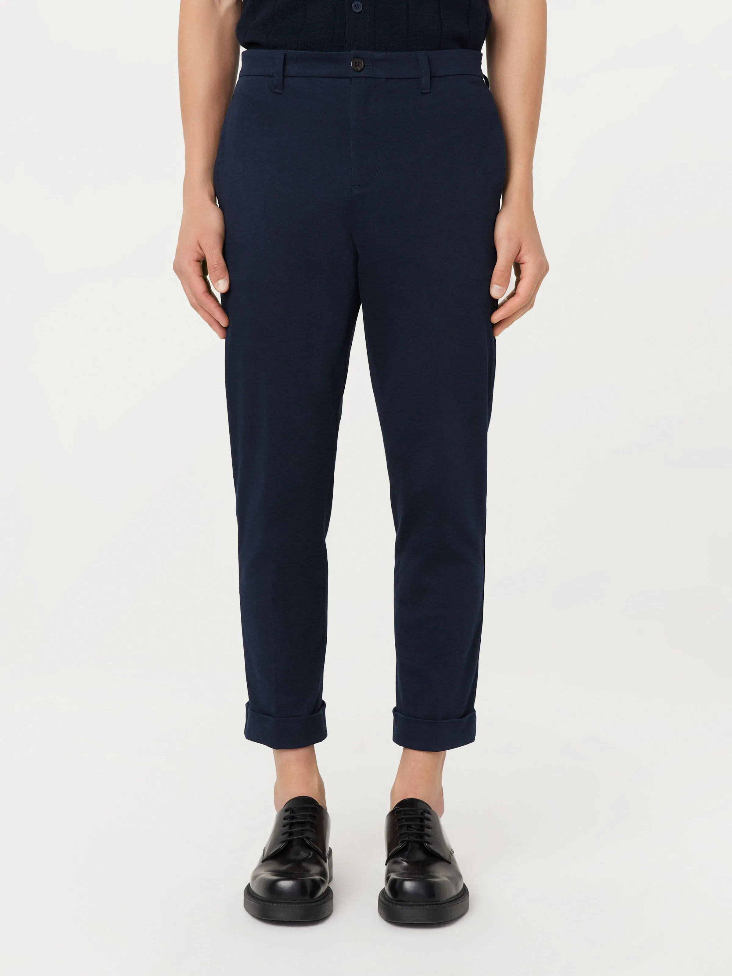 The Colin Tapered Flex Pant in Deep Blue