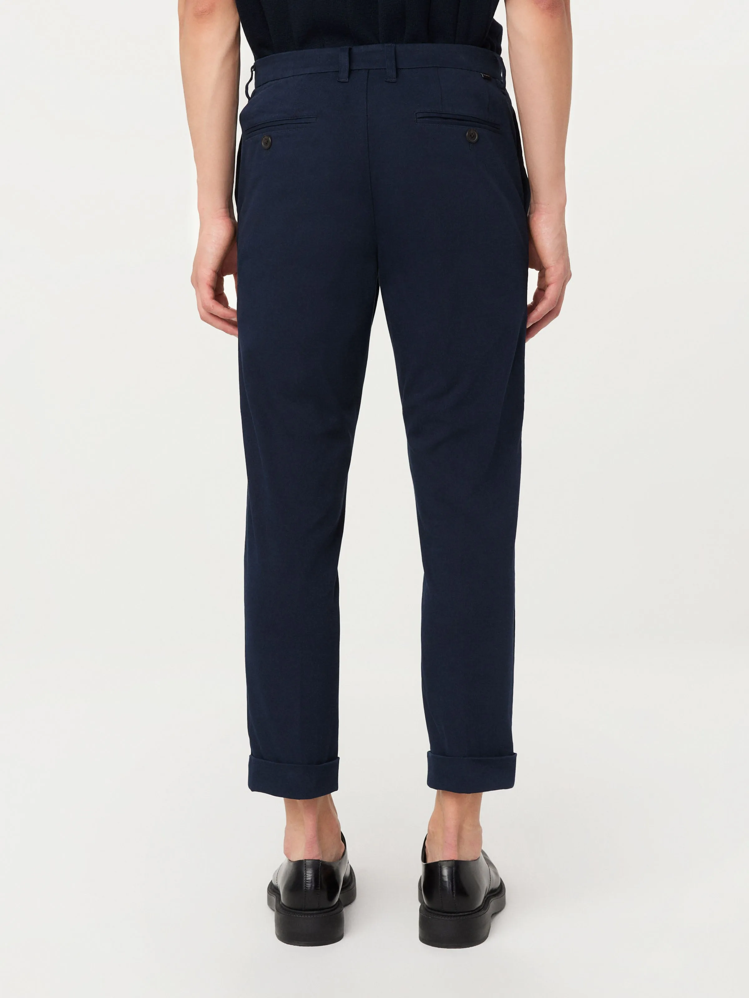 The Colin Tapered Flex Pant in Deep Blue