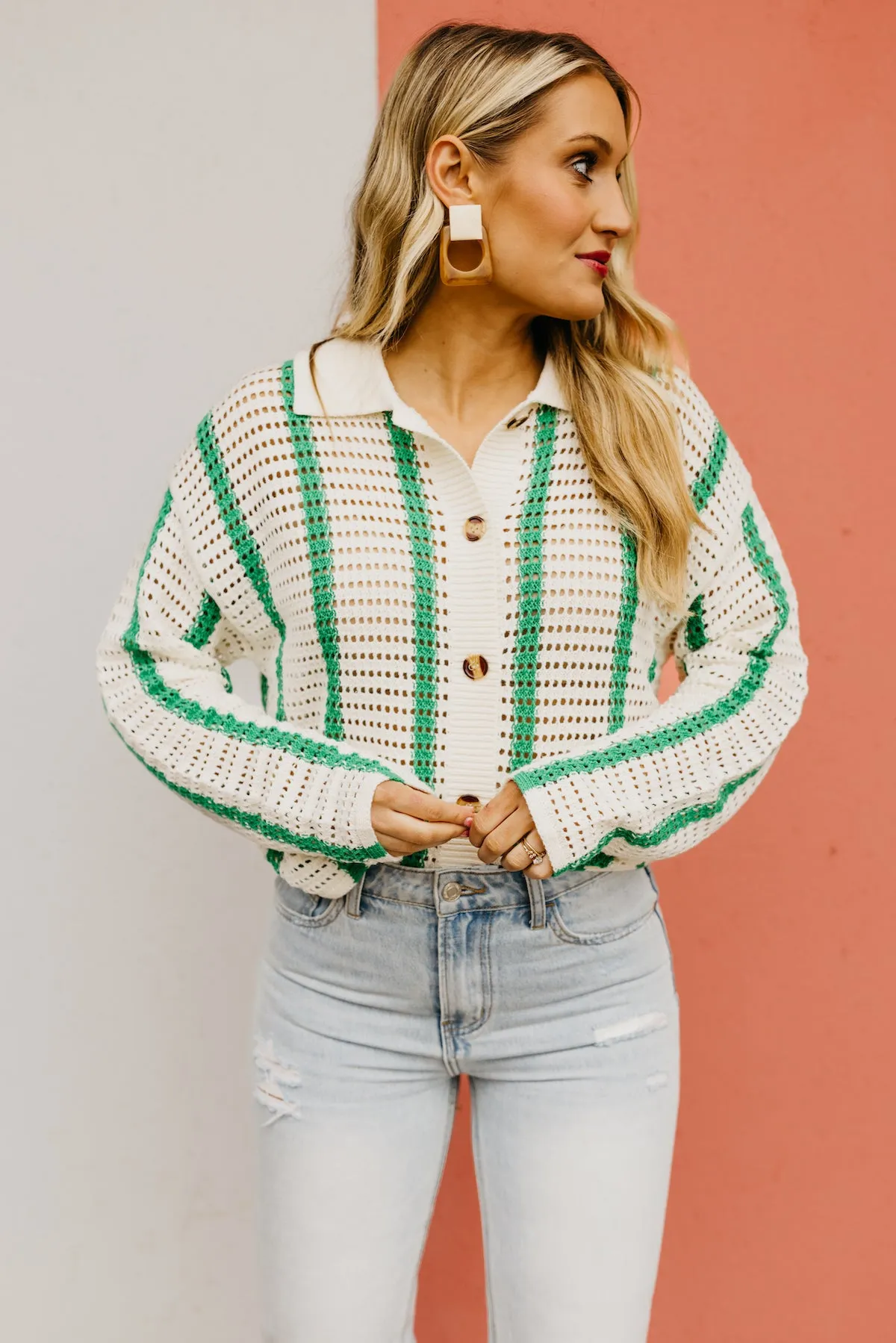 The Dylan Button Down Sweater