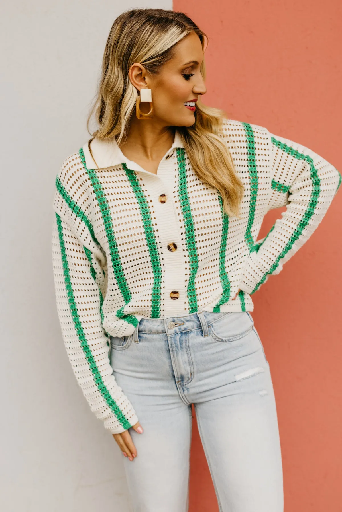 The Dylan Button Down Sweater