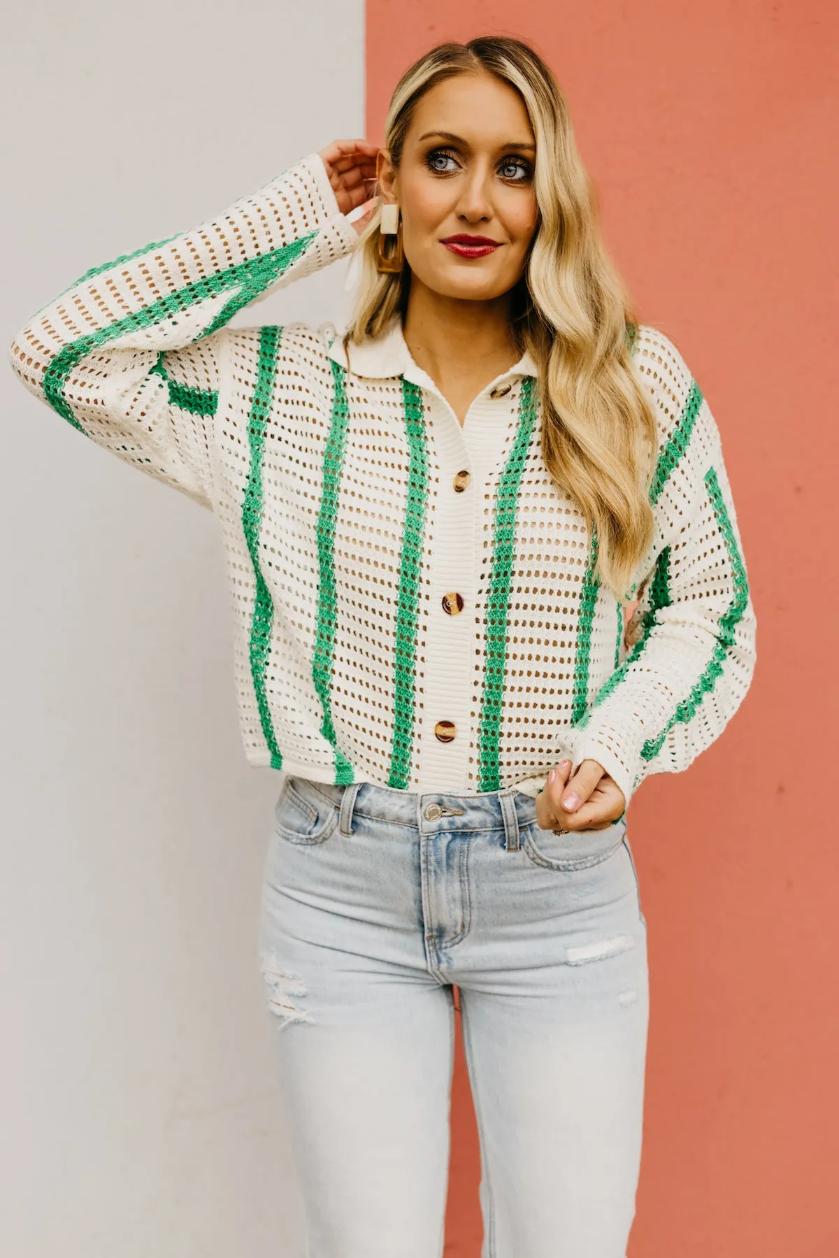 The Dylan Button Down Sweater