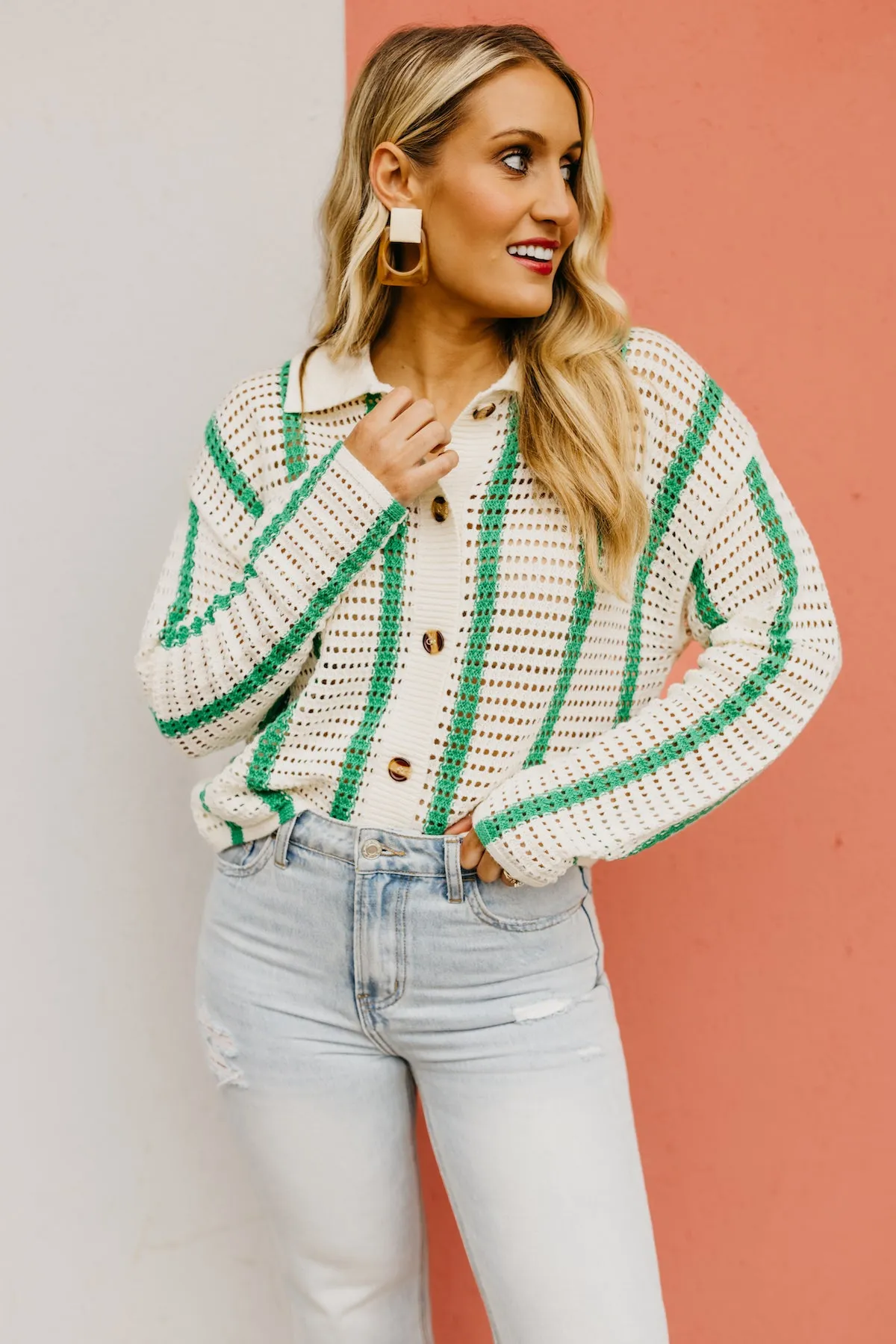 The Dylan Button Down Sweater