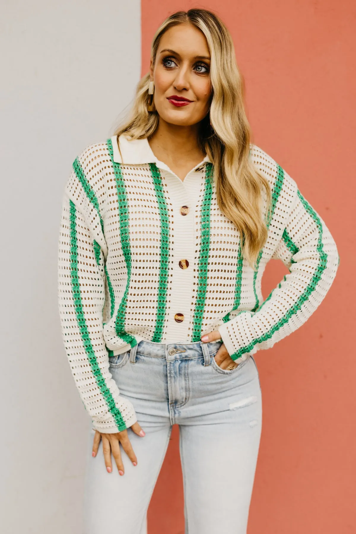 The Dylan Button Down Sweater