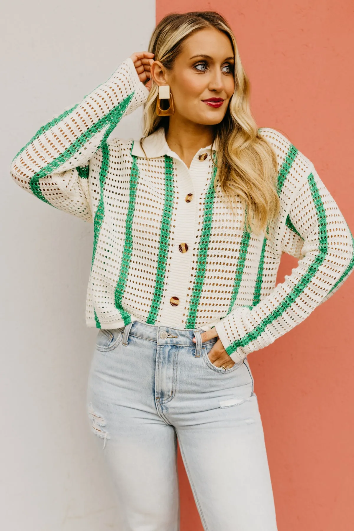 The Dylan Button Down Sweater