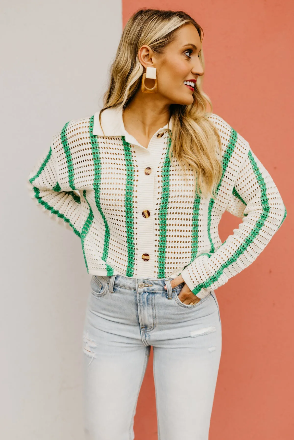 The Dylan Button Down Sweater