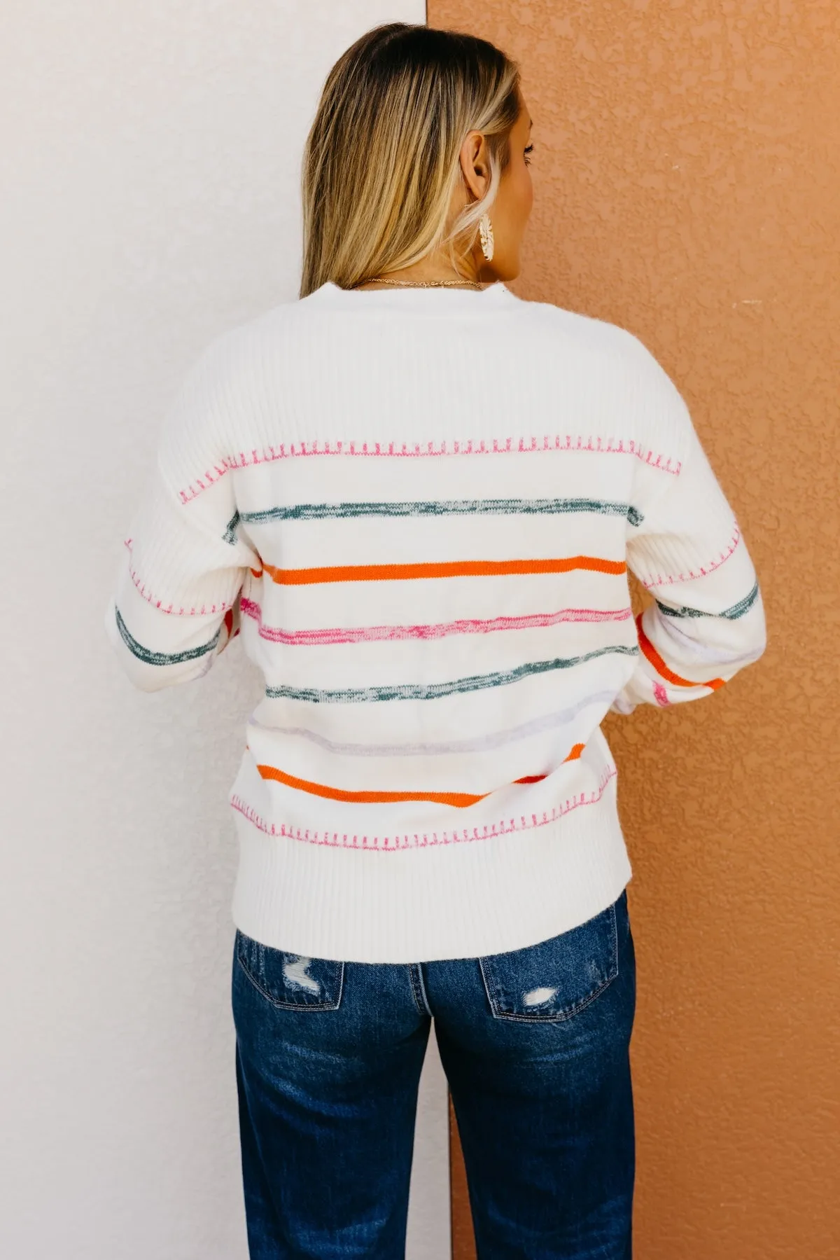 The Gwen Ribbon Trim Sweater