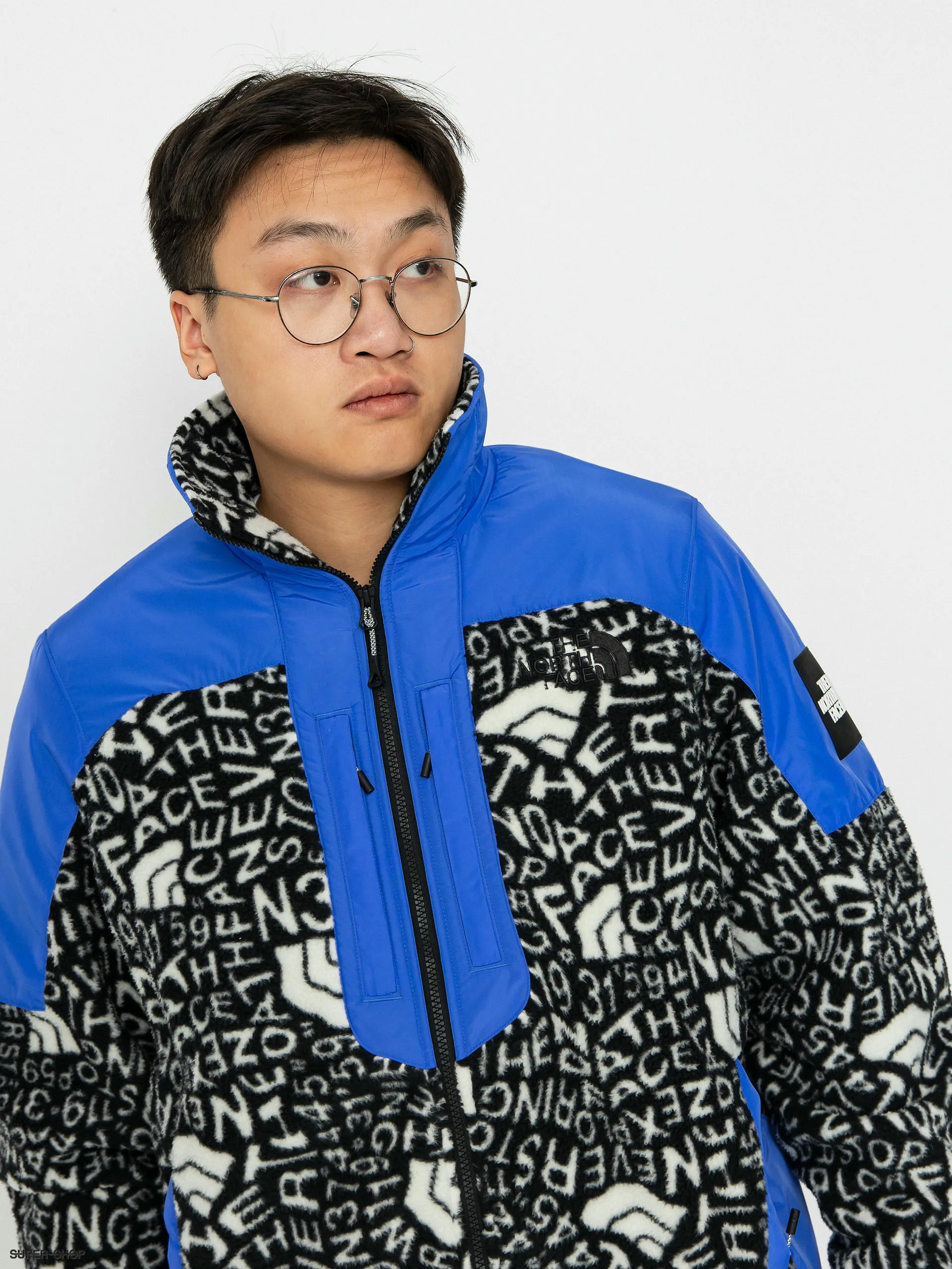 The North Face Fleeski Y2K Fz Print Jacket (tnf black abstract mult)