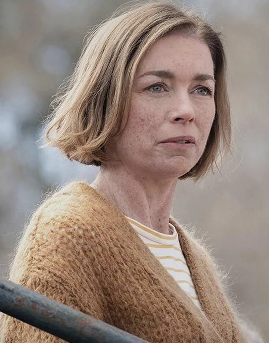 The Outsider Julianne Nicholson Sweater | Glory Maitland Brown Sweater