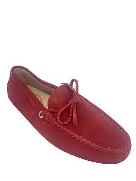 Tods Red Suede Drivers size 7 1/2