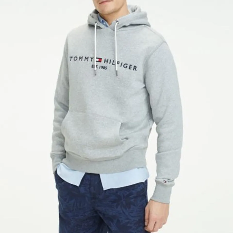 Tommy Hilfiger Men's Tommy Jeans LENNY HOODIE. METAL GREY HTR