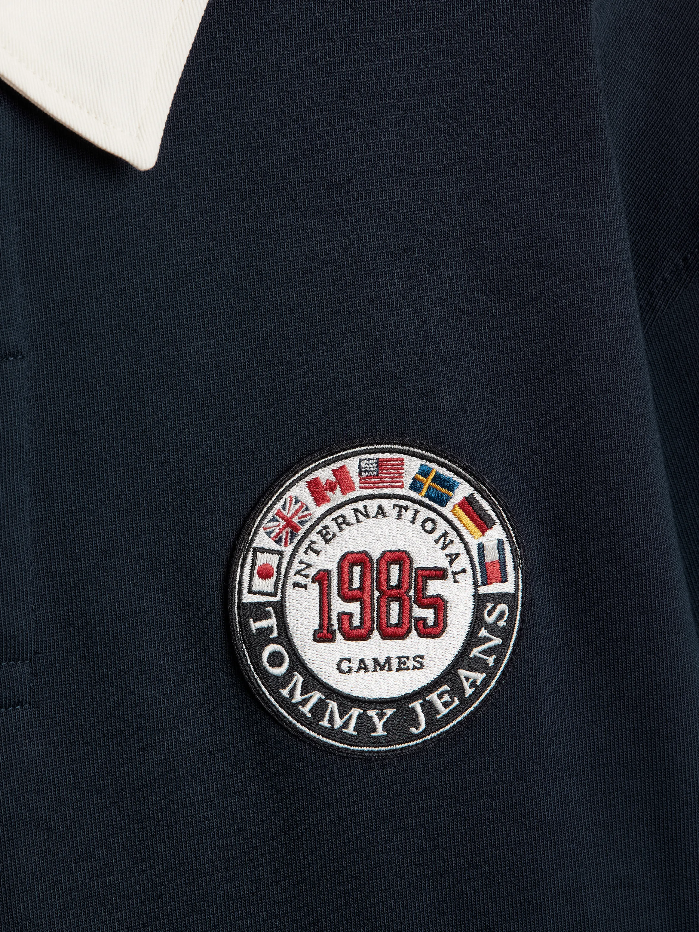 Tommy Jeans International Games Back Logo Rugby Shirt | Sweatshirts & Hoodies |Tommy Jeans