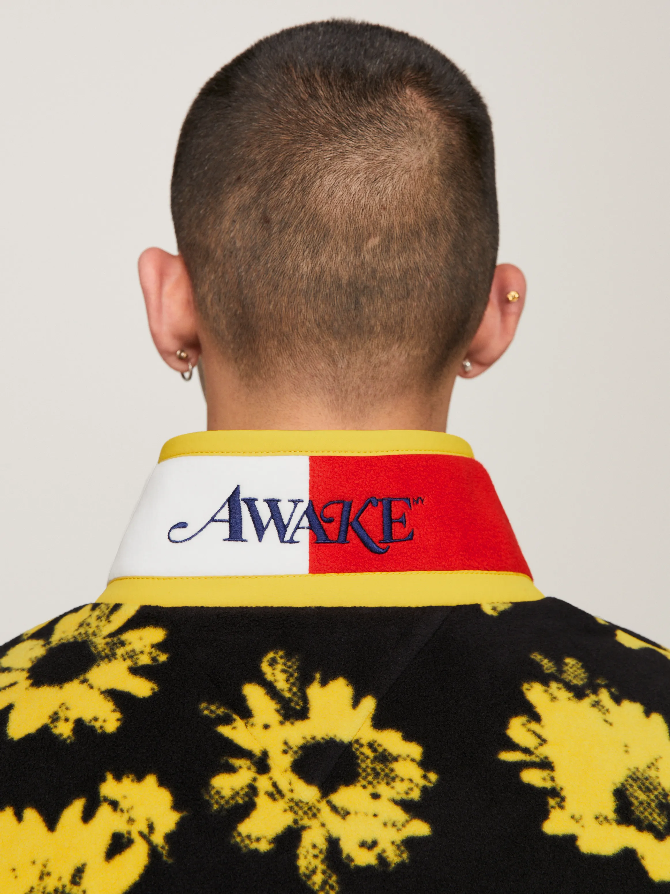 Tommy x Awake NY Daisy Print Polar Fleece Jacket | Sweatshirts & Hoodies | Tommy Jeans