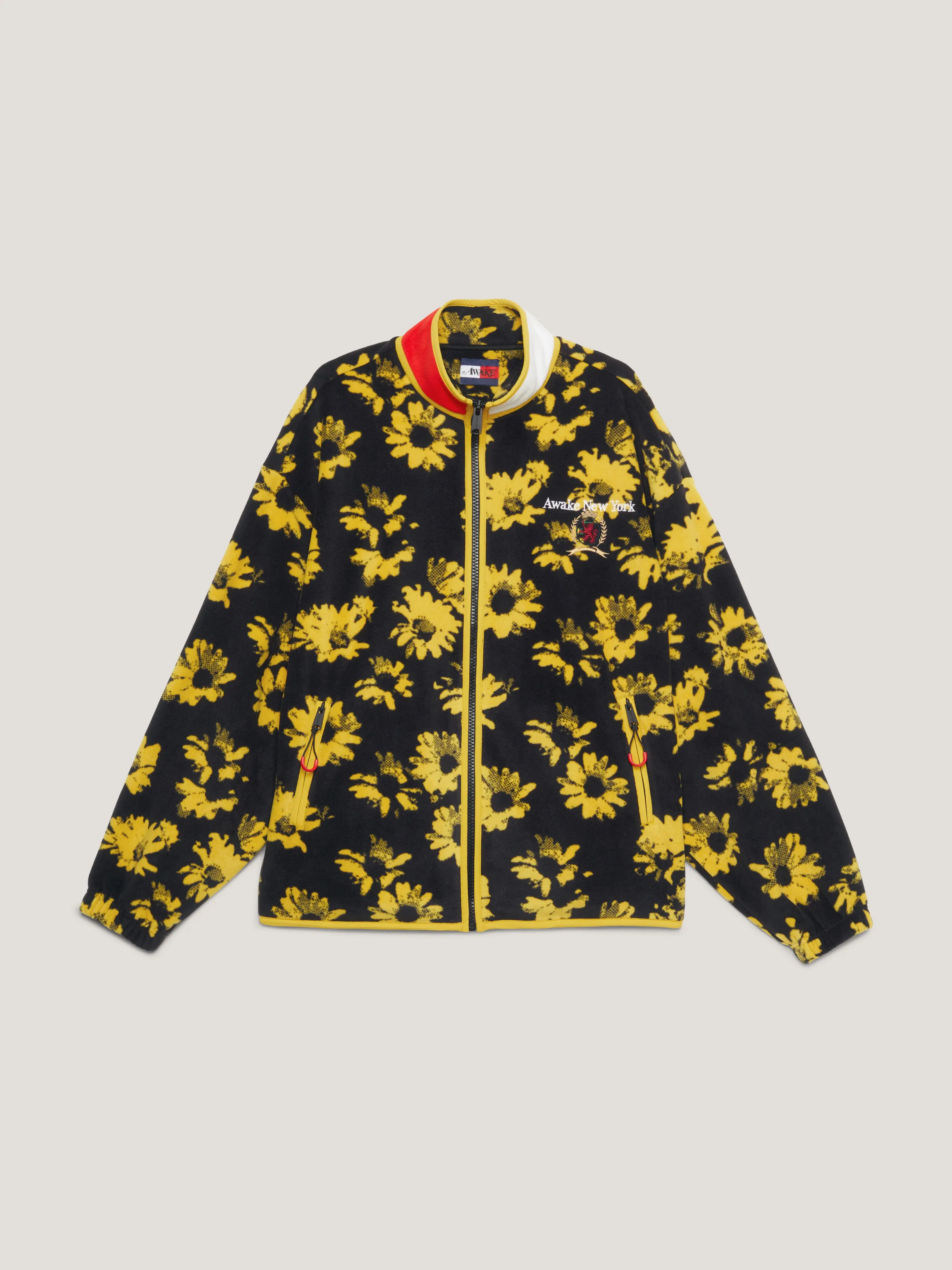 Tommy x Awake NY Daisy Print Polar Fleece Jacket | Sweatshirts & Hoodies | Tommy Jeans