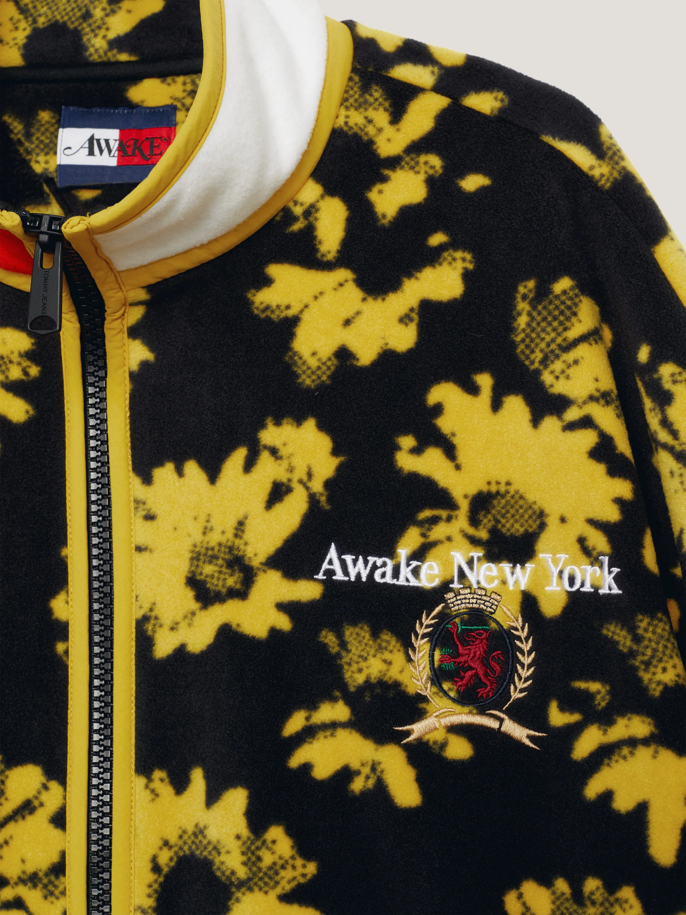 Tommy x Awake NY Daisy Print Polar Fleece Jacket | Sweatshirts & Hoodies | Tommy Jeans