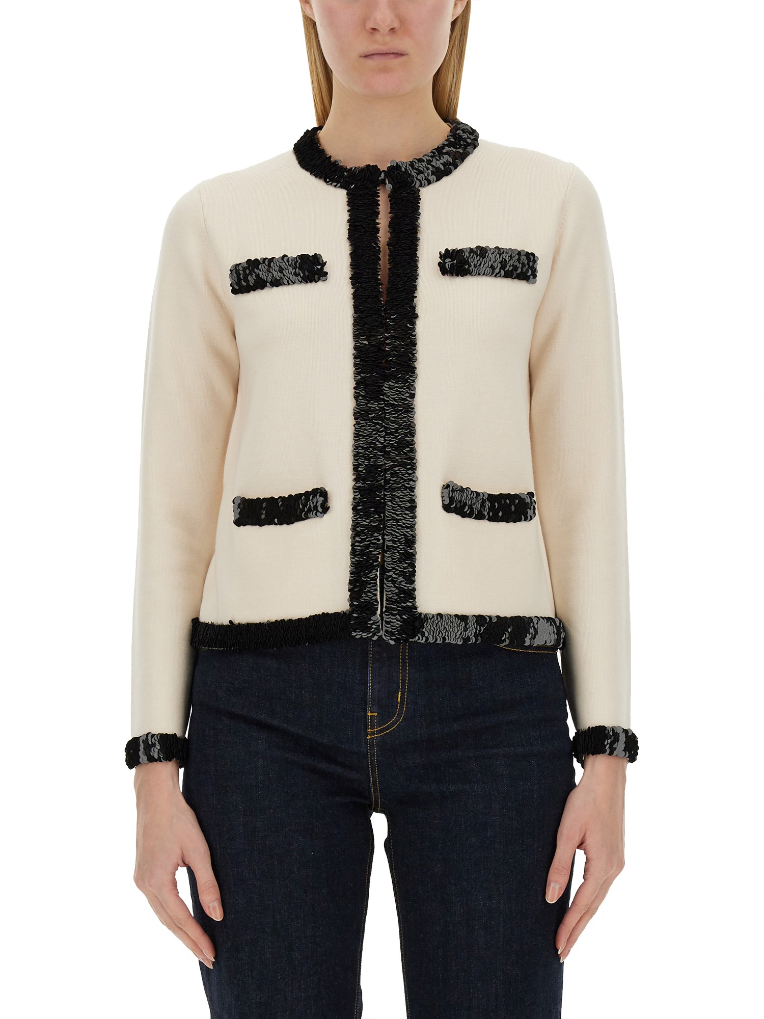 TORY BURCH    WOOL KENDRA CARDIGAN