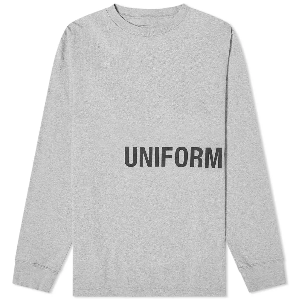 Uniform Experiment Long Sleeve Authentic T-ShirtGrey