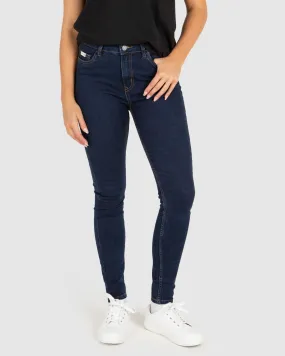 Unit Unit Ladies Eve Stretch Denim Jeans - Indigo | SurfStitch