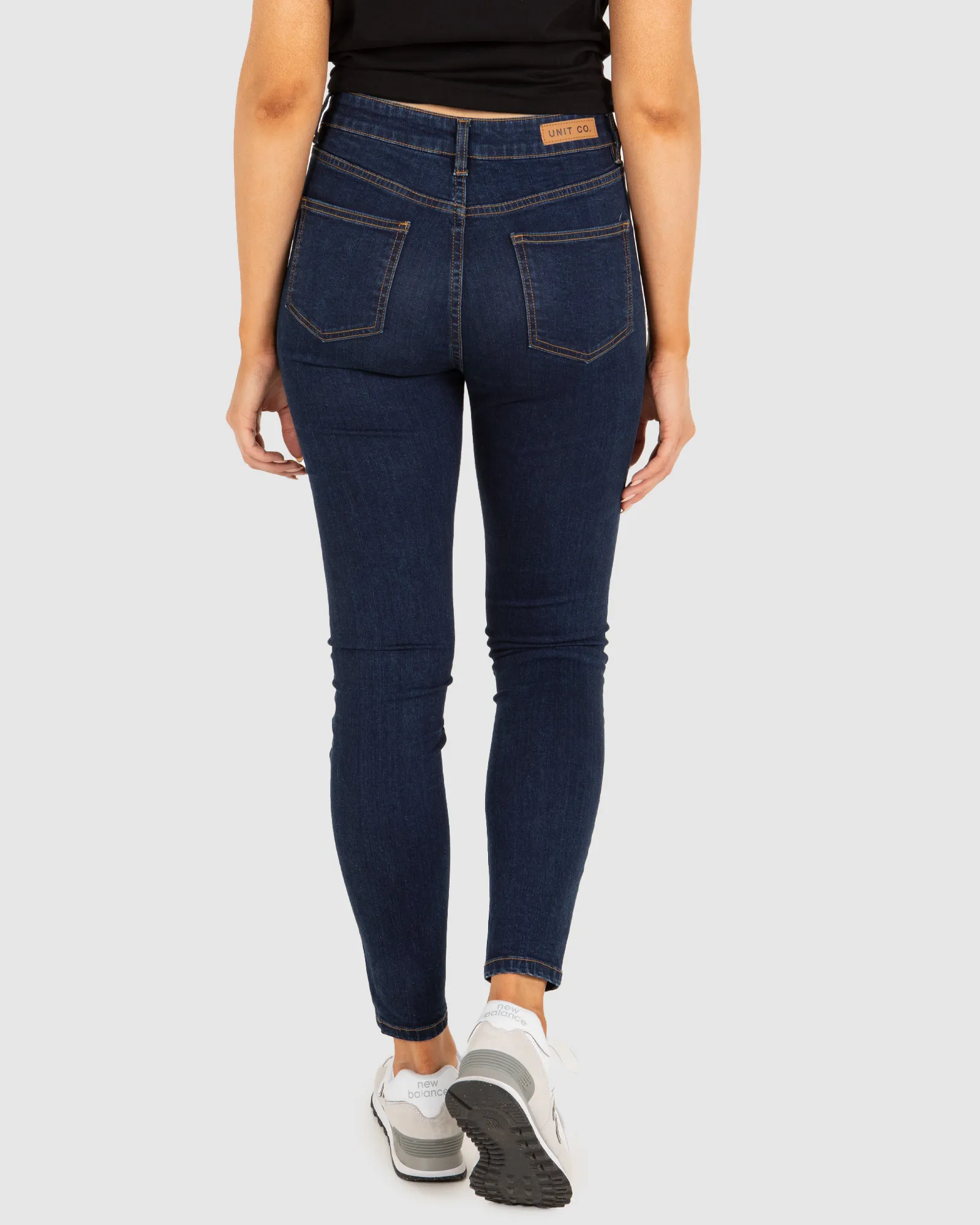 Unit Unit Ladies Eve Stretch Denim Jeans - Indigo | SurfStitch