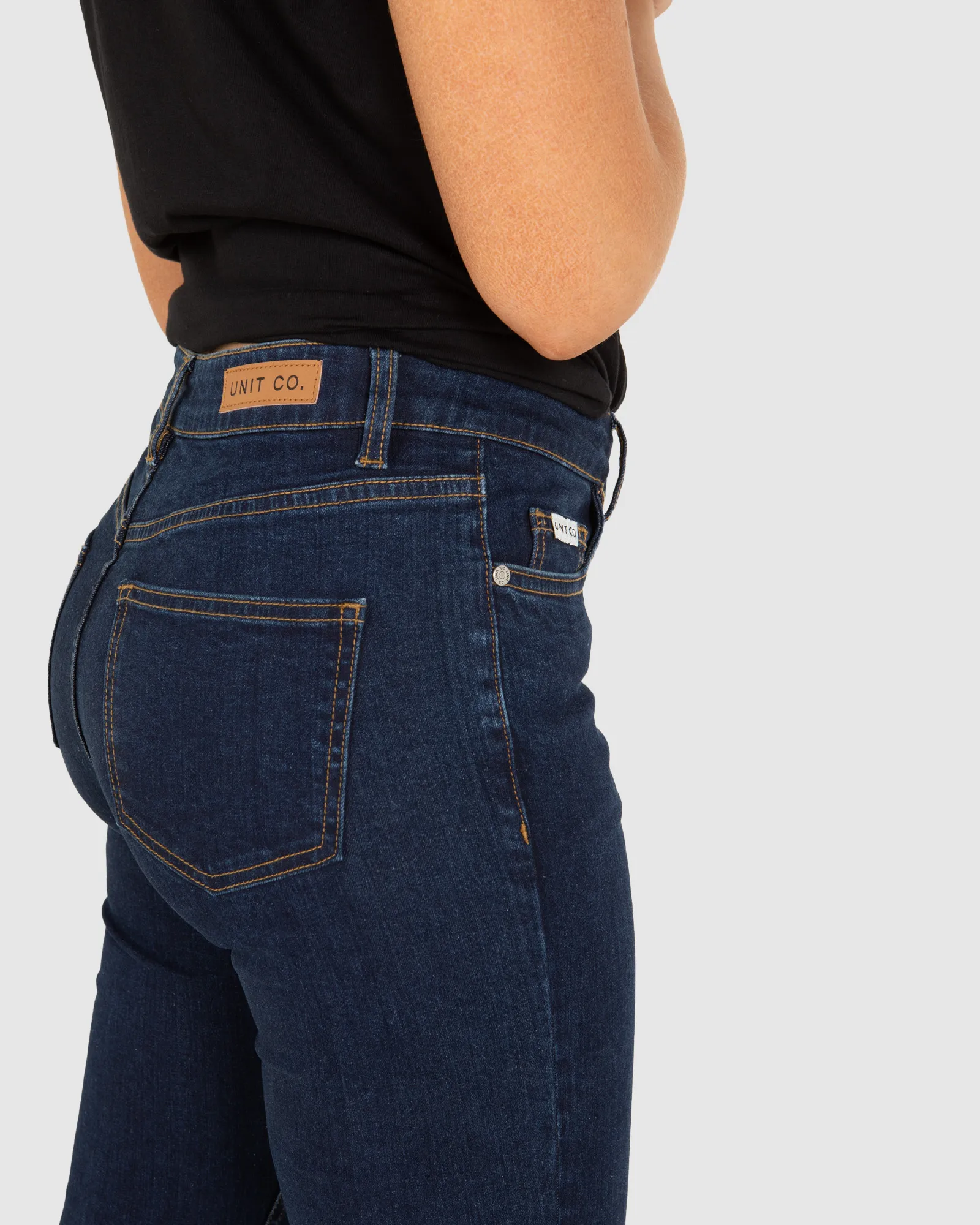 Unit Unit Ladies Eve Stretch Denim Jeans - Indigo | SurfStitch