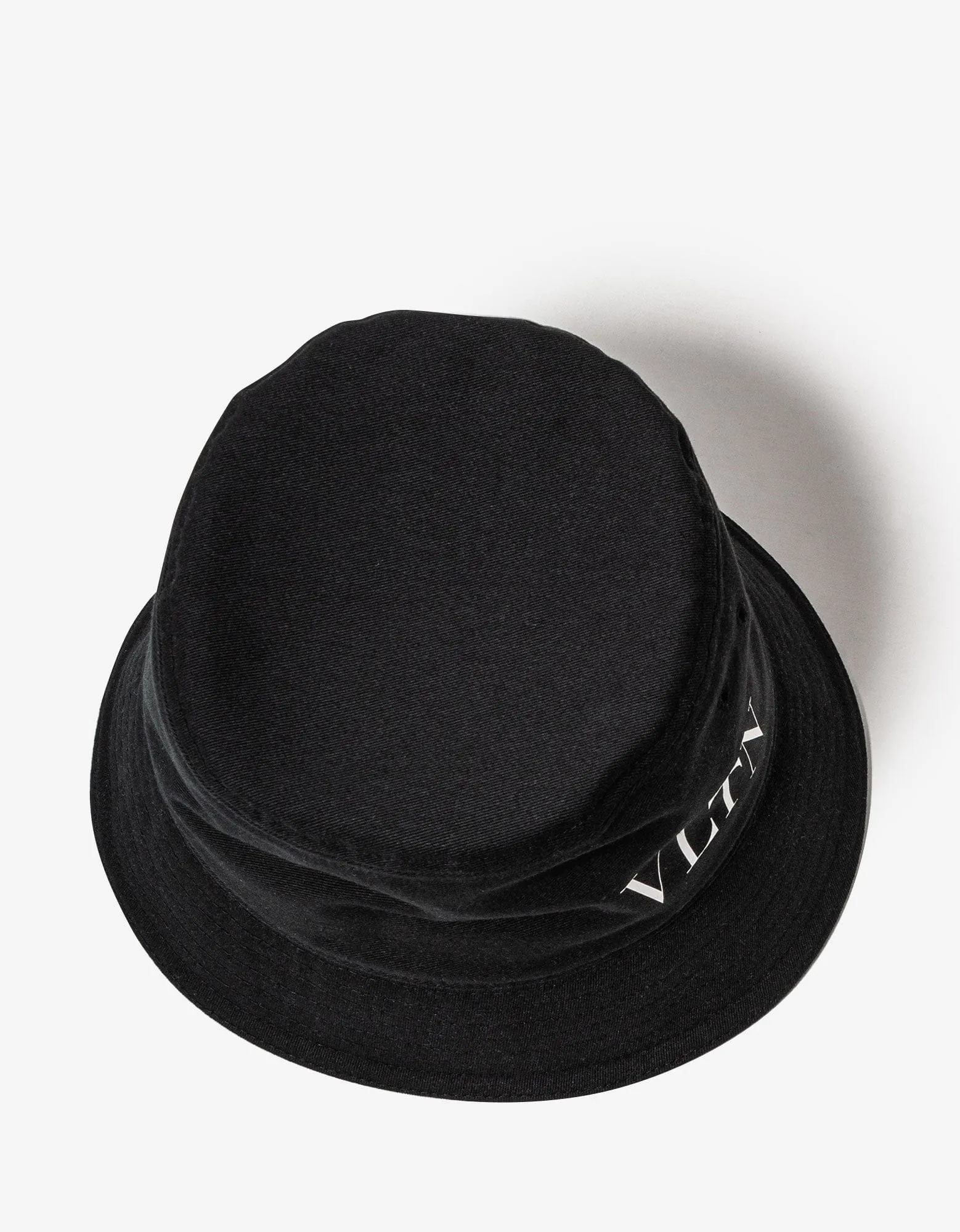 Valentino Garavani Black VLTN Bucket Hat