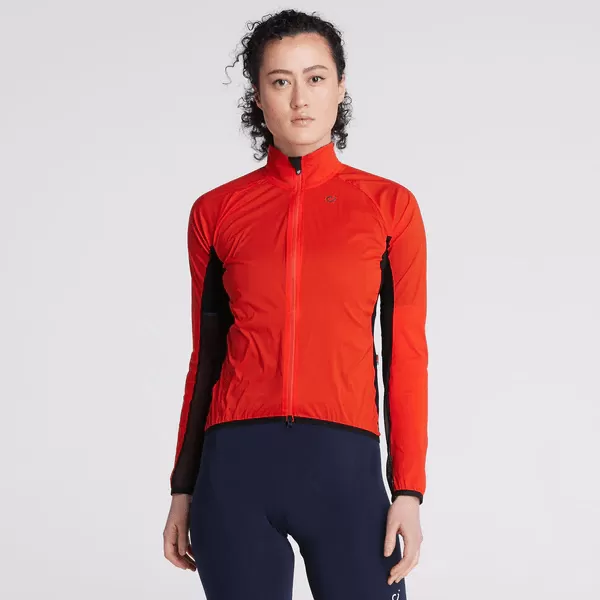 VELOCIO WOMENS ULTRALIGHT JACKET  FIRE RED