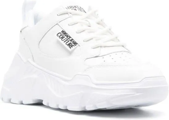 Versace Jeans Couture logo-patch low-top sneakers White