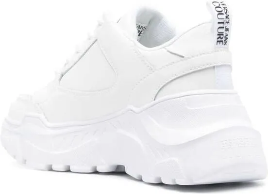 Versace Jeans Couture logo-patch low-top sneakers White