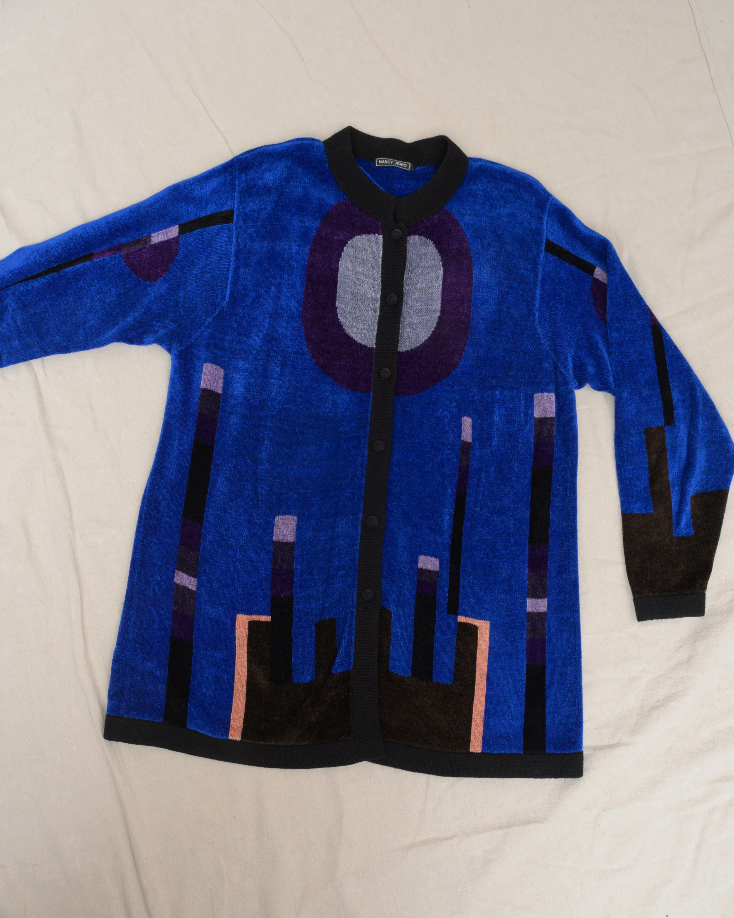 Vintage Geometric Cardigan (S/M)