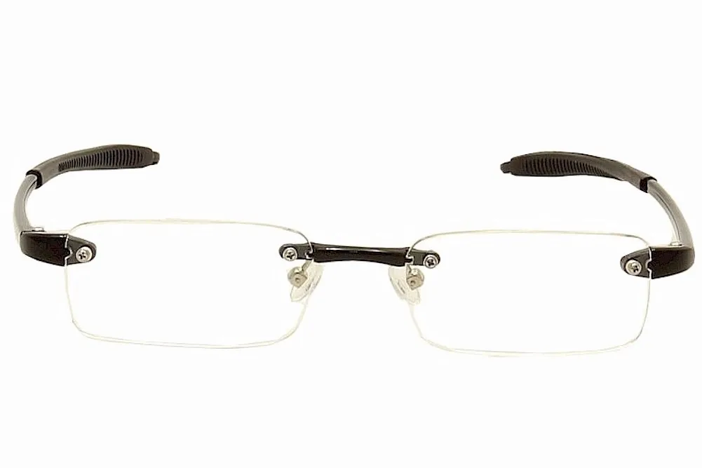 VisuaLites Vis1 Reading Glasses Men's Crystal Rimless +2.50