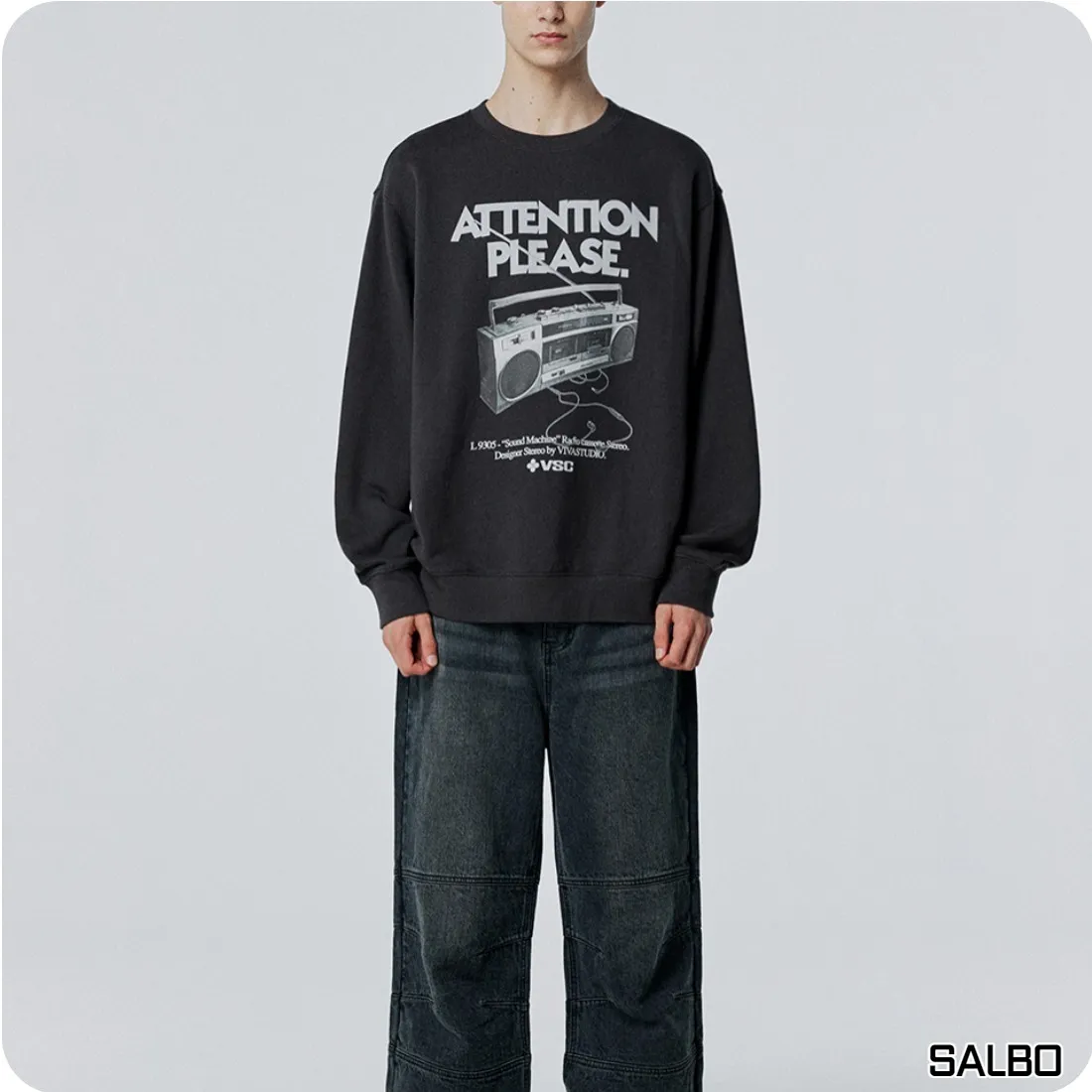 vivastudio  |Crew Neck Unisex Street Style Long Sleeves Cotton