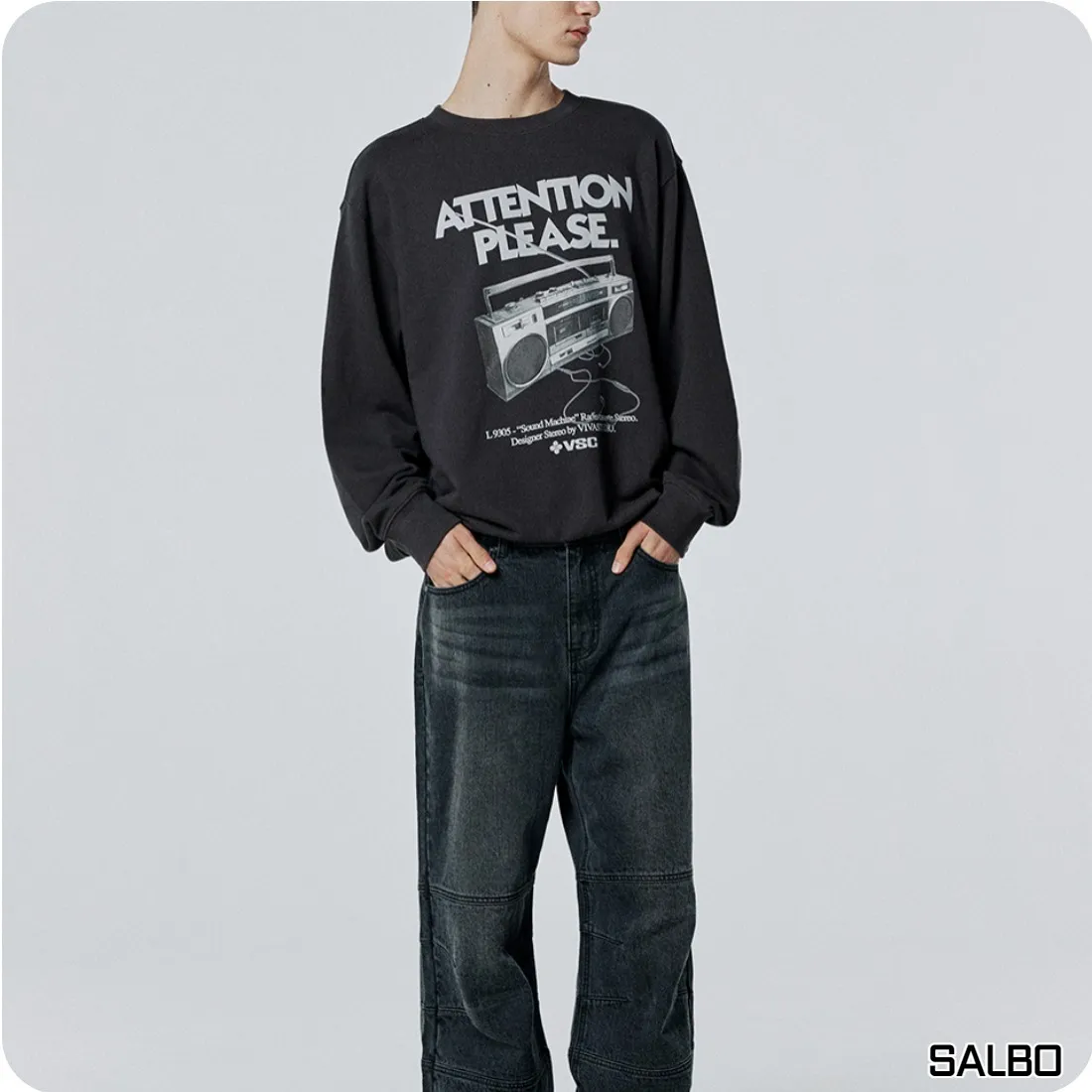 vivastudio  |Crew Neck Unisex Street Style Long Sleeves Cotton