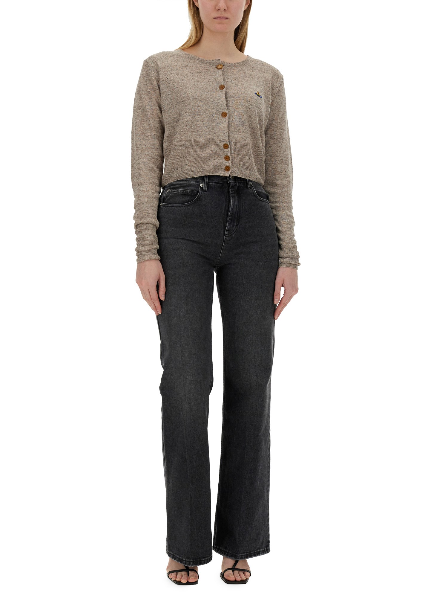 VIVIENNE WESTWOOD    BEA CROPPED CARDIGAN