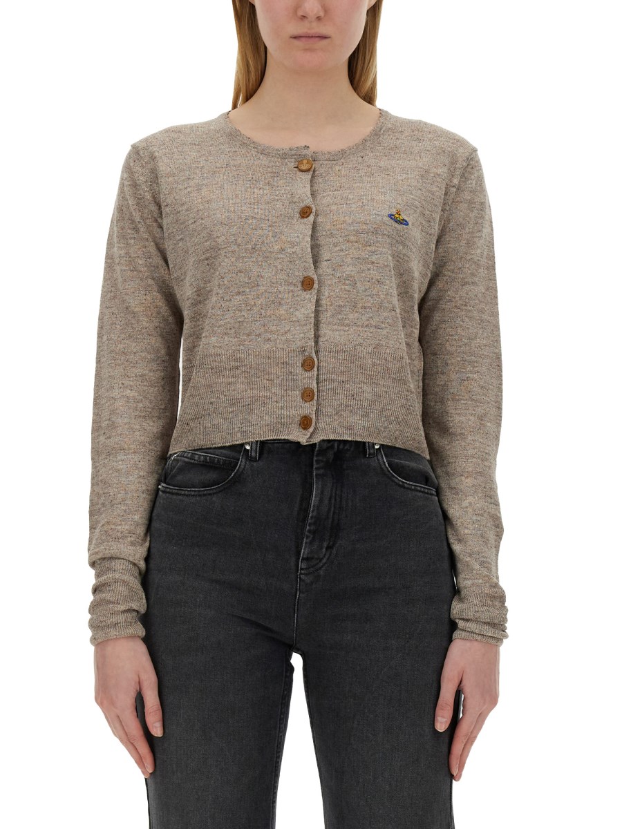 VIVIENNE WESTWOOD    BEA CROPPED CARDIGAN