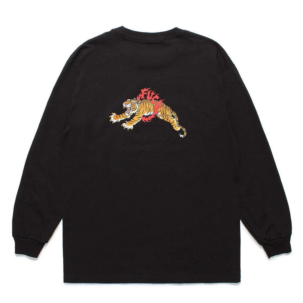 WACKO MARIA  |Crew Neck Street Style Collaboration Long Sleeves Cotton