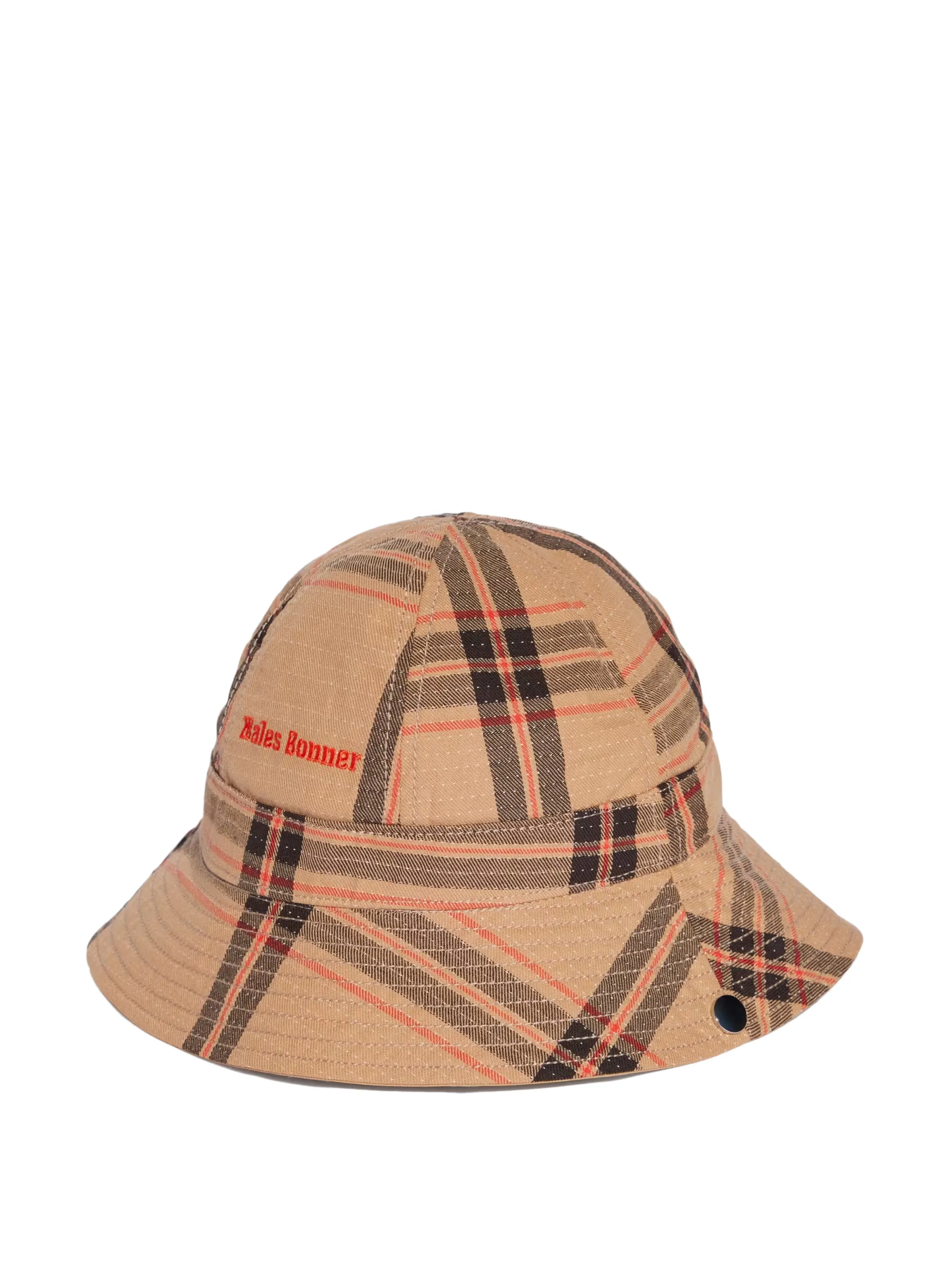 WB Reversible Hat - Beige Checks