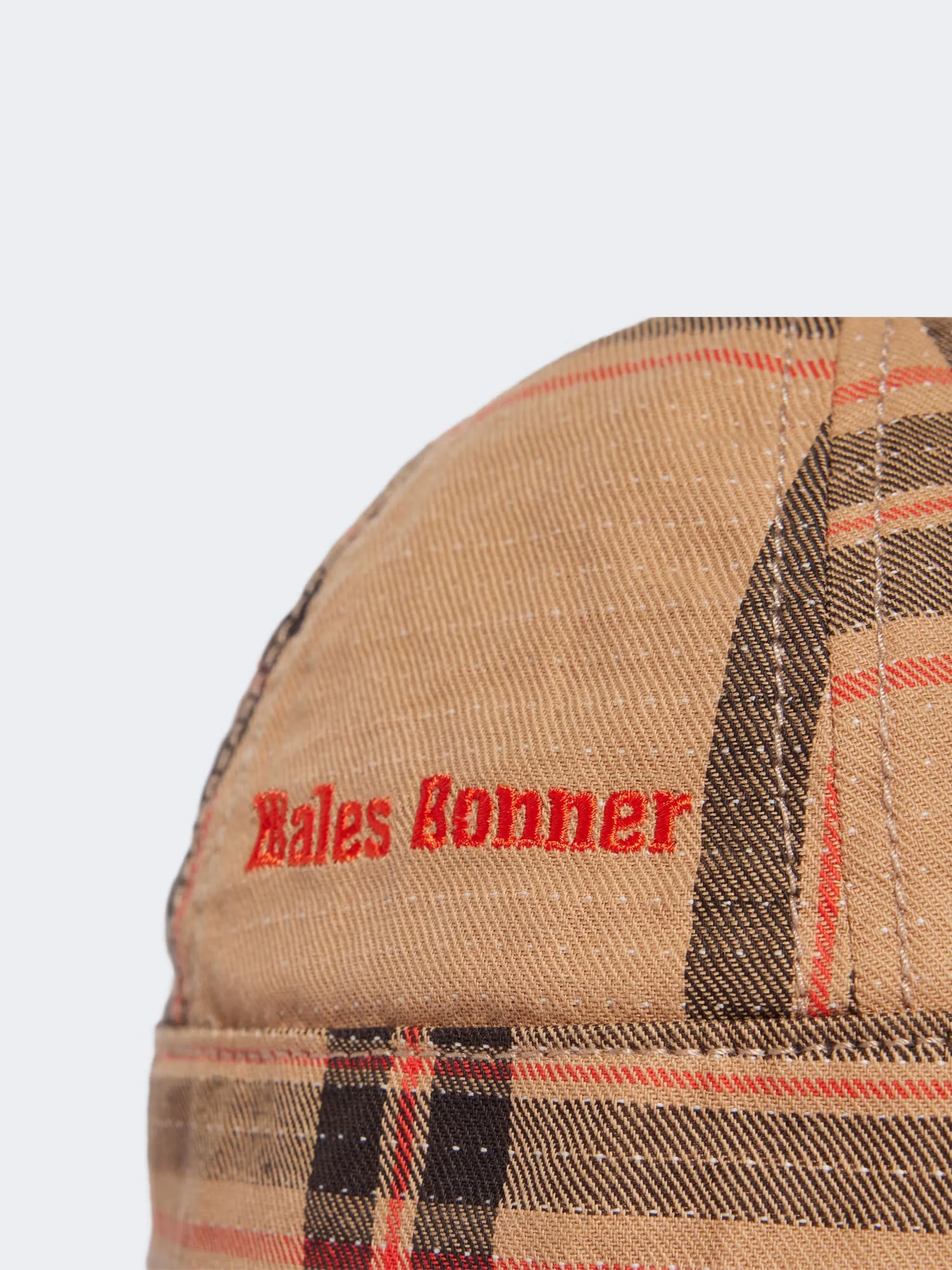 WB Reversible Hat - Beige Checks