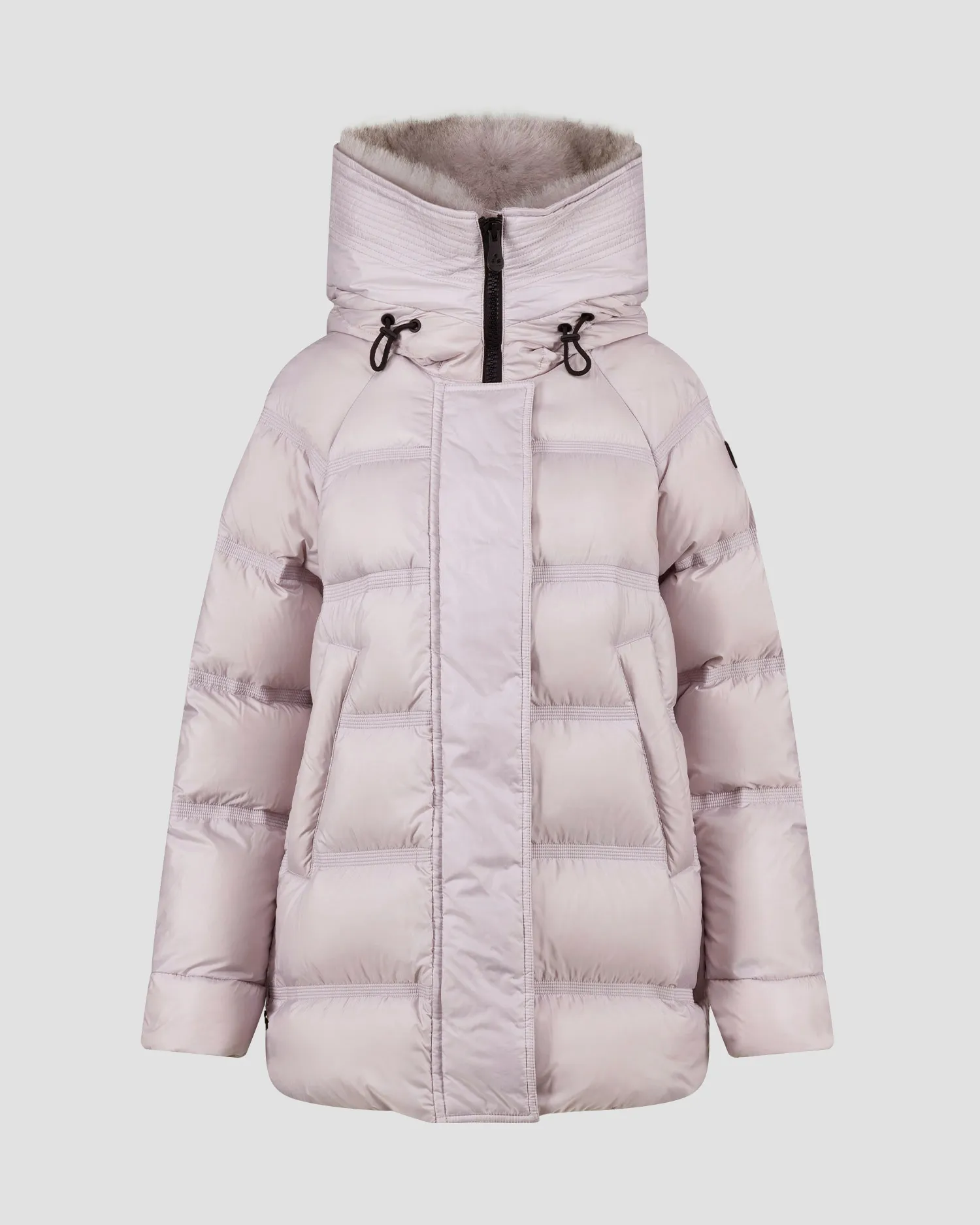 Women's grey down jacket Peutery Takan PED511001181903-715