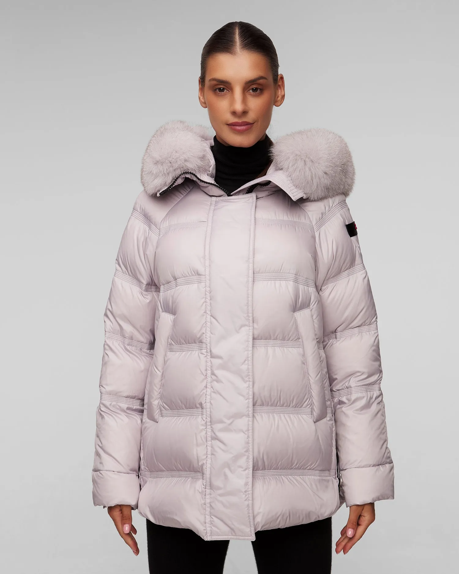 Women's grey down jacket Peutery Takan PED511001181903-715