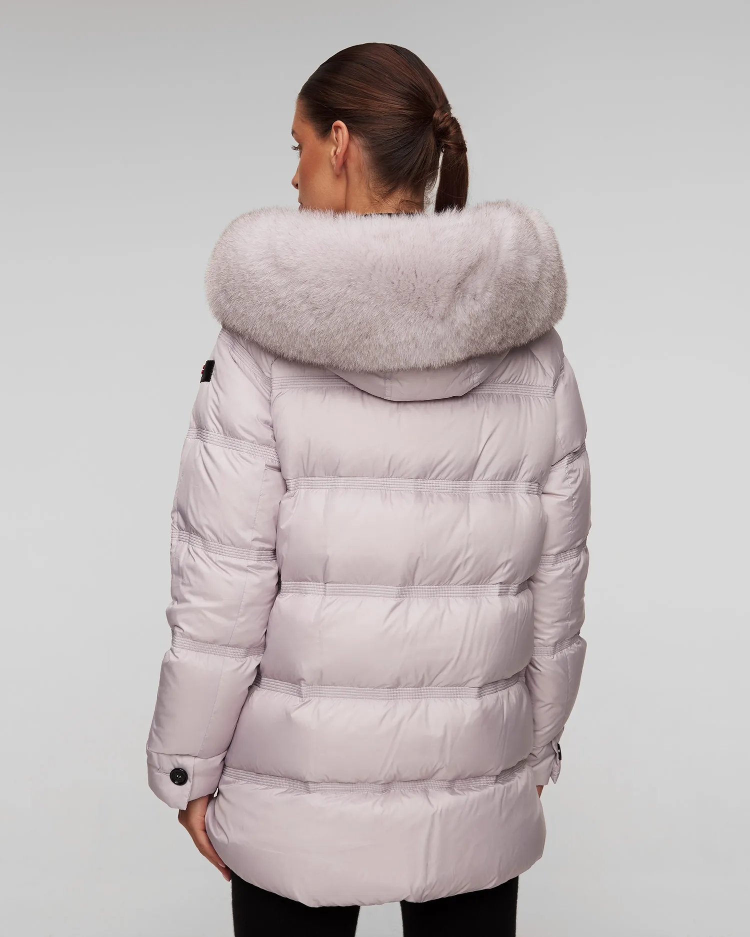 Women's grey down jacket Peutery Takan PED511001181903-715