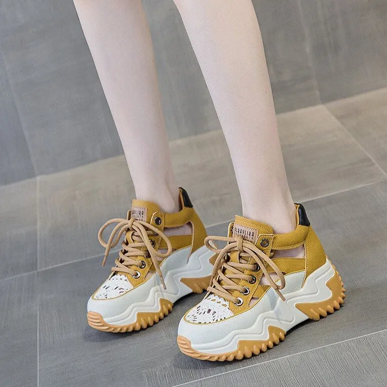 Women's Casual Shoes FM143: Leather Sandals, Wedges, Hollow Sneakers, and Boots