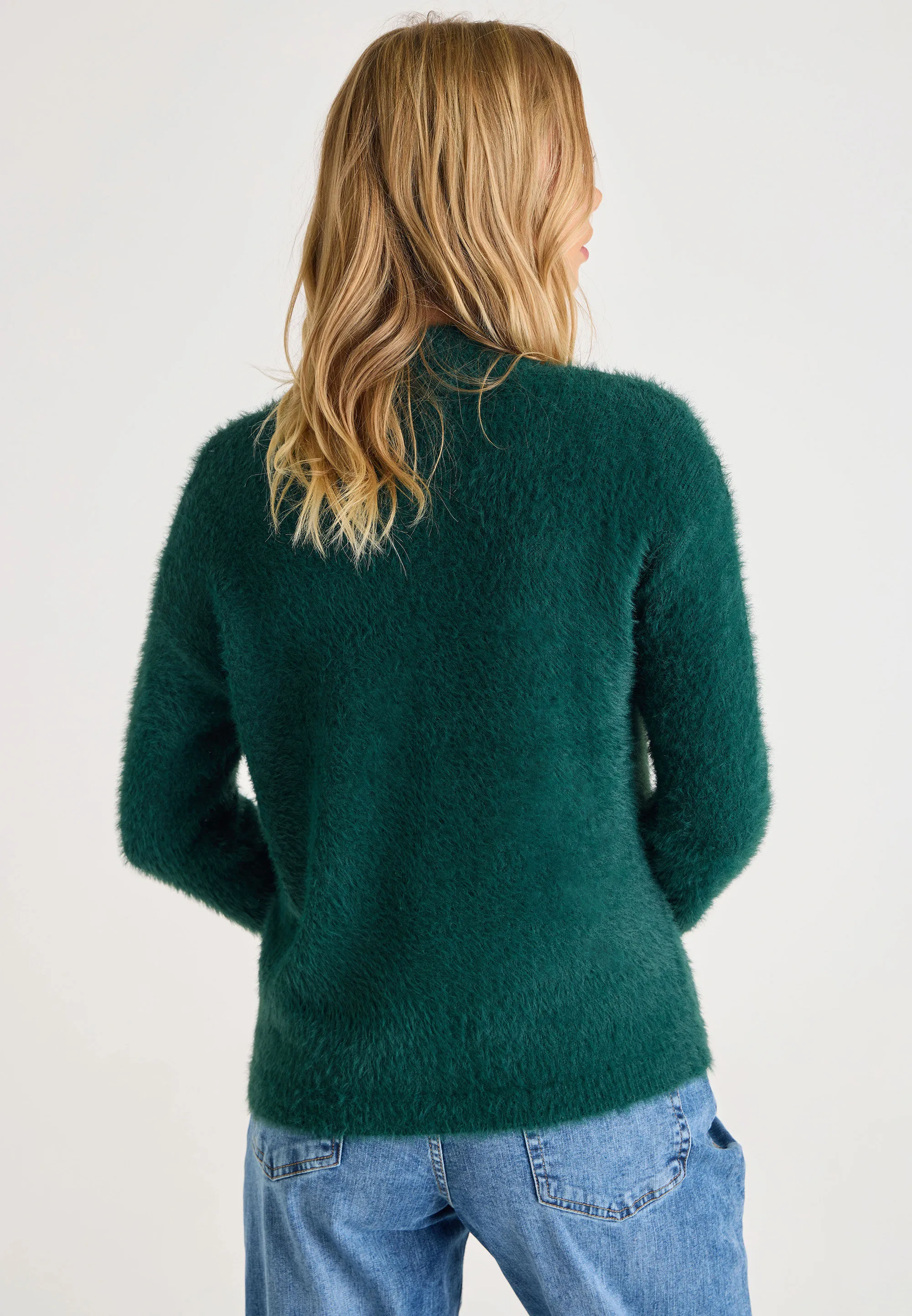 Womens Green Lash Knit Jumper