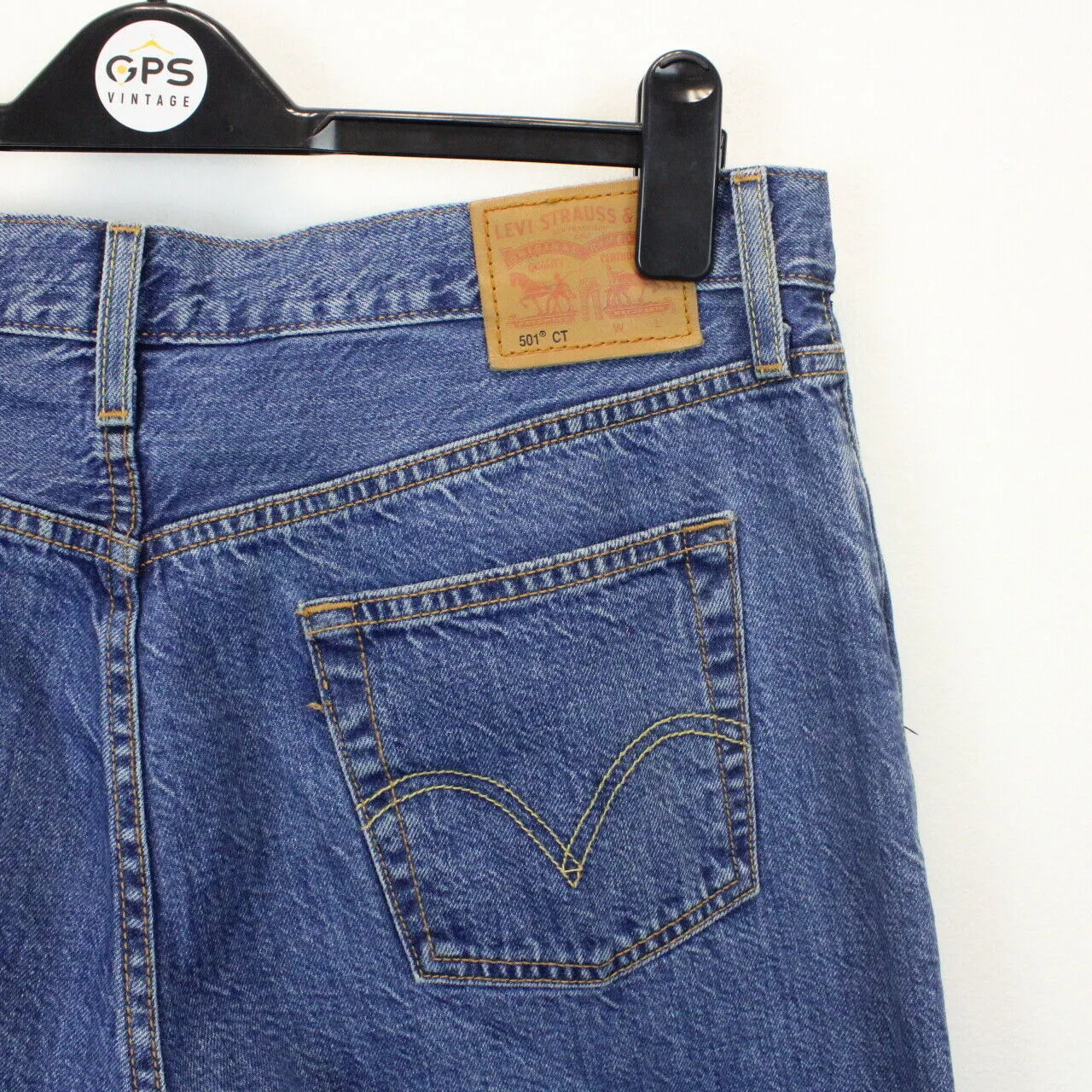 Womens LEVIS 501 CT Jeans Blue | W34 L30