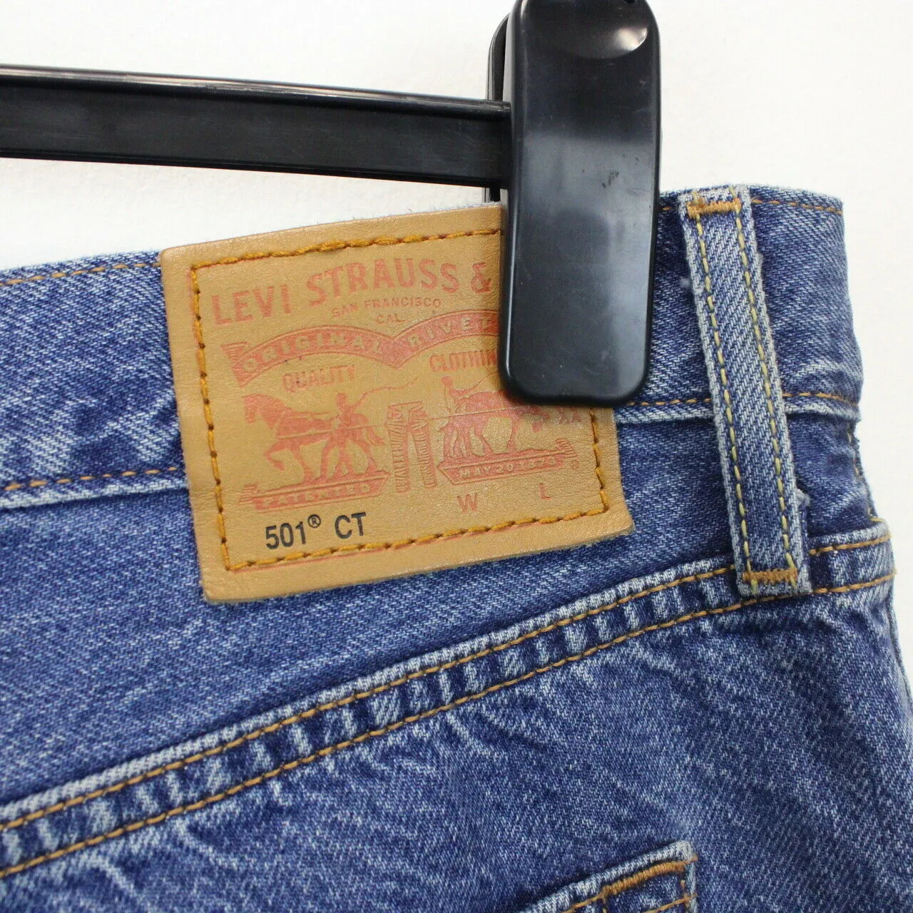 Womens LEVIS 501 CT Jeans Blue | W34 L30