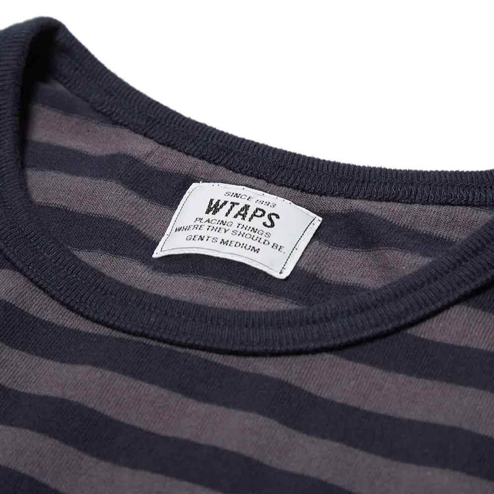 WTAPS Long Sleeve Vasque TeeCharcoal